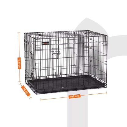 In And OutdoorMatch Animal Basket Elody - Hondenbench Transportkooi Katten - Huisdier Hondendraagtas meenemen op vakantie - Hondendraagtas reistas - Honden Bench