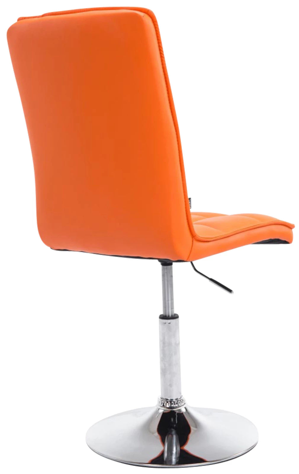 In And OutdoorMatch Barstoelen Ozzie - Oranje en Metaal - Set van 2 - Kunstleer - Hoogwaardige bekleding - Decoratieve barstoel - Stijlvolle barkruk - Eigentijdse look Barkrukken / hocker