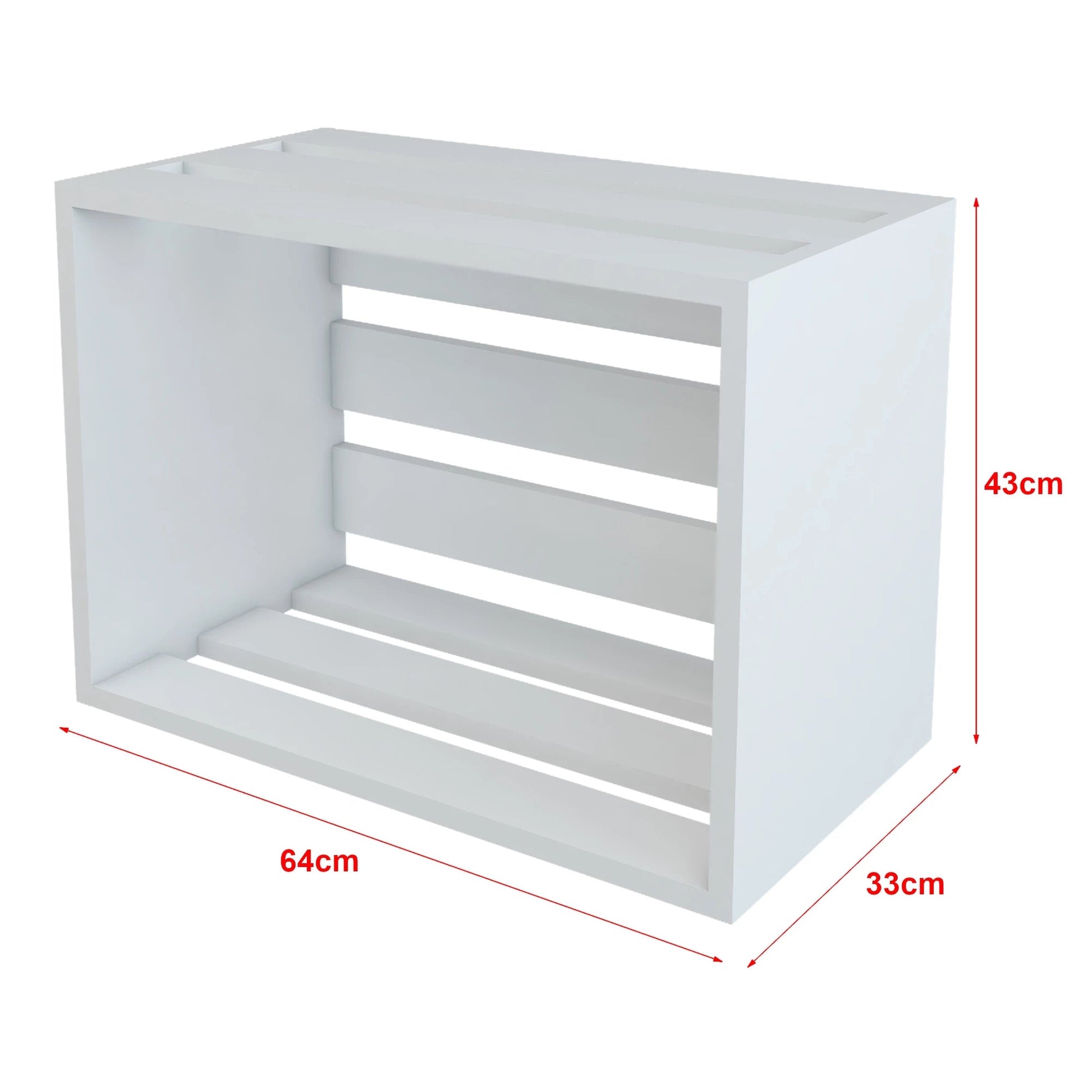 In And OutdoorMatch Bijzettafel Lilo - 43x64x33 cm - Wit - Spaanplaat -Voor Kinderen - Voor Meisjes - Voor Jongens - Alle Leeftijden Bijzetttafel