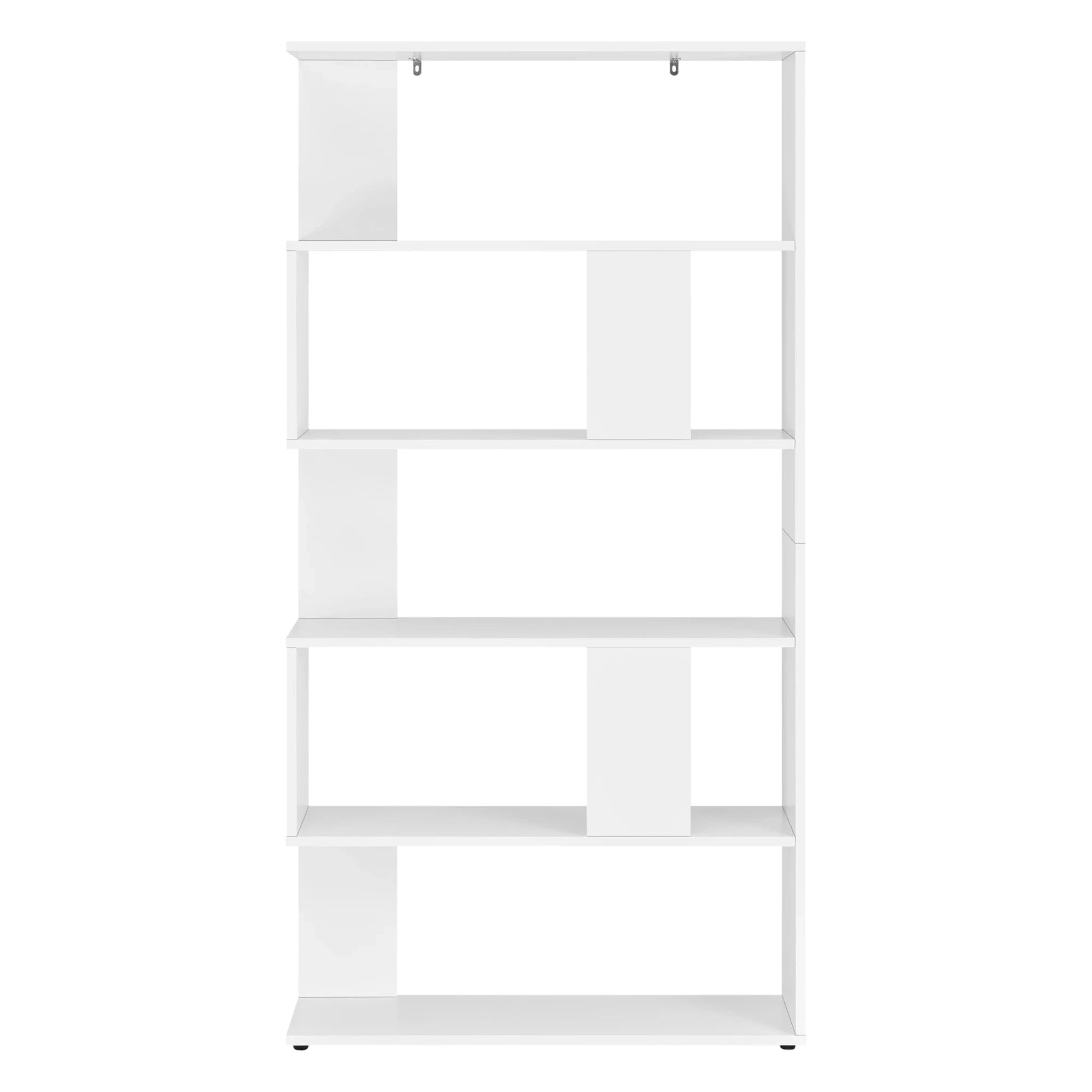 In And OutdoorMatch Boekenkast Plank Aric - 159x80x23,5 cm - Wit - Decoratief Design Boekenplank