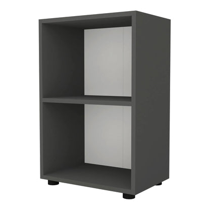 In And OutdoorMatch Boekenkast Plank Kathryn - 74x49x30 cm - Antraciet - Spaanplaat - Modern Design Boekenkast