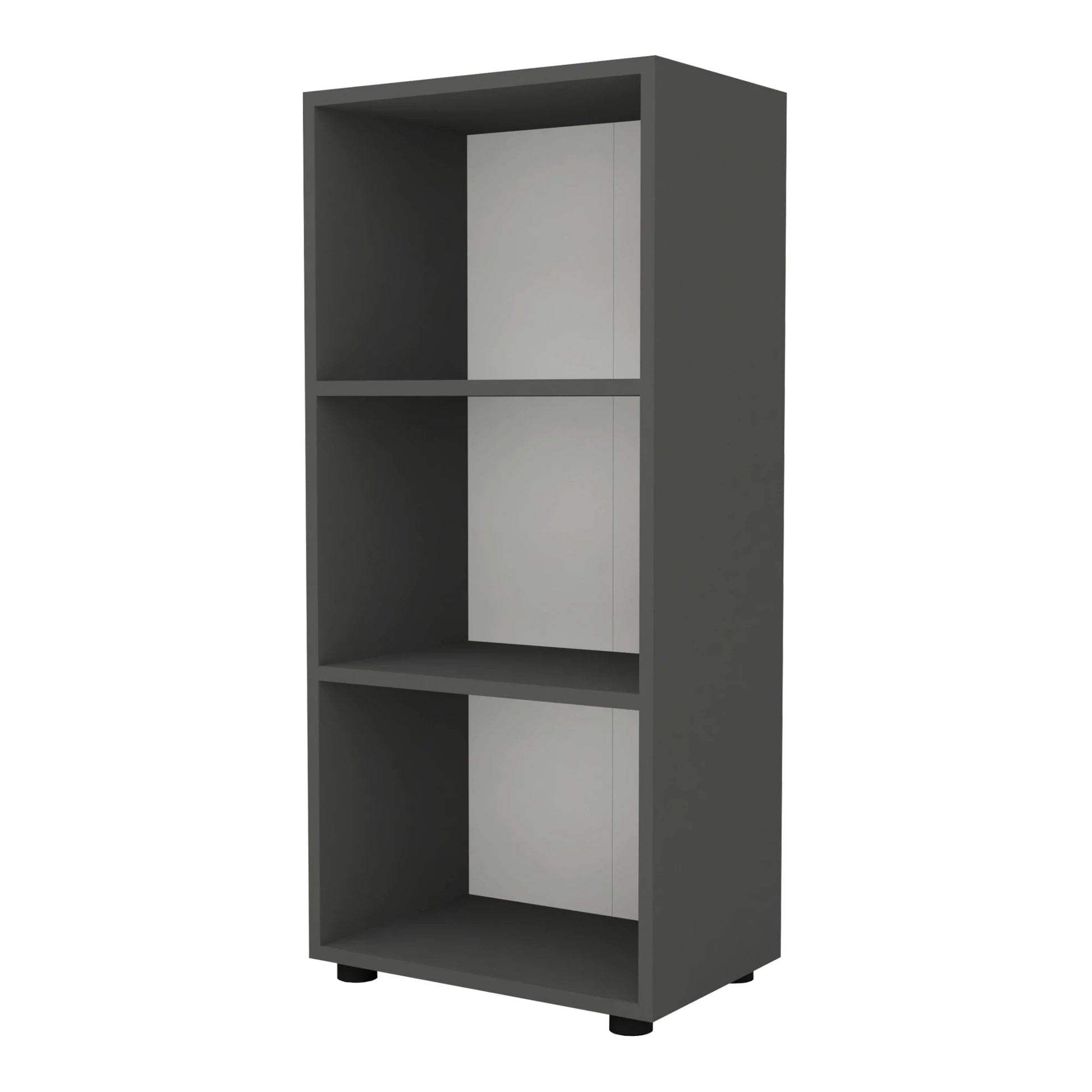 In And OutdoorMatch Boekenkast Plank Meaghan - 108x49x30 cm - Antraciet - Spaanplaat - Modern Design Boekenkast