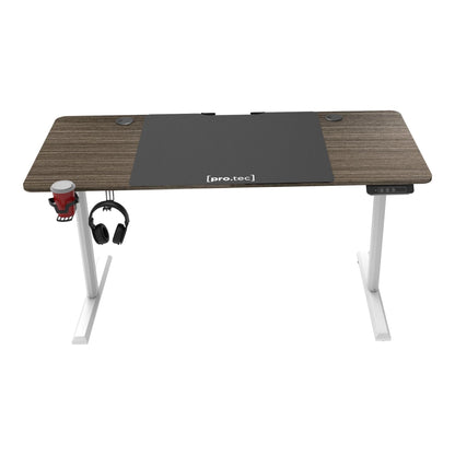 In And OutdoorMatch Bureau Trudie - Zit Sta Bureau - Elektrisch Verstelbaar - Houtkleurig - 140x60x72-117 cm Desk