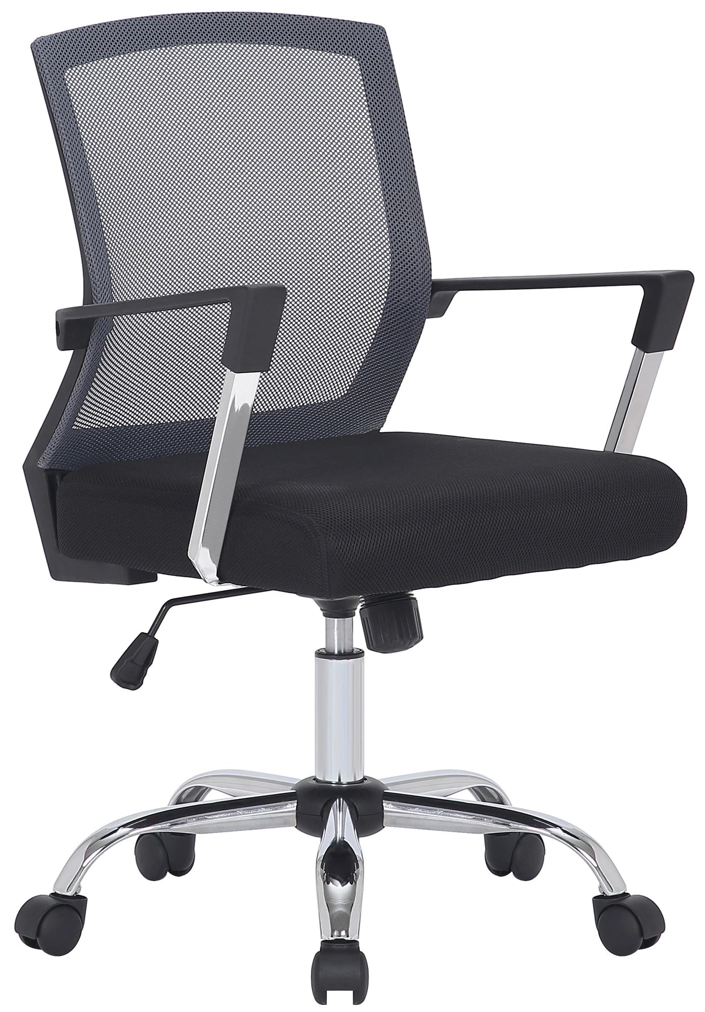 In And OutdoorMatch Bureaustoel Ceara - Polyester - Mesh Cover - Metalen Frame - Game Chair Bureaustoel