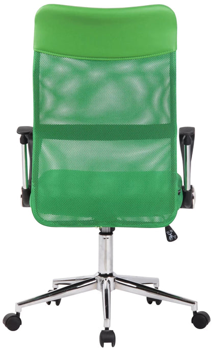 In And OutdoorMatch Bureaustoel Fidel - Groen - stof - Ergonomisch - in hoogte verstelbaar - modern design - 51x51x118cm Bureaustoel