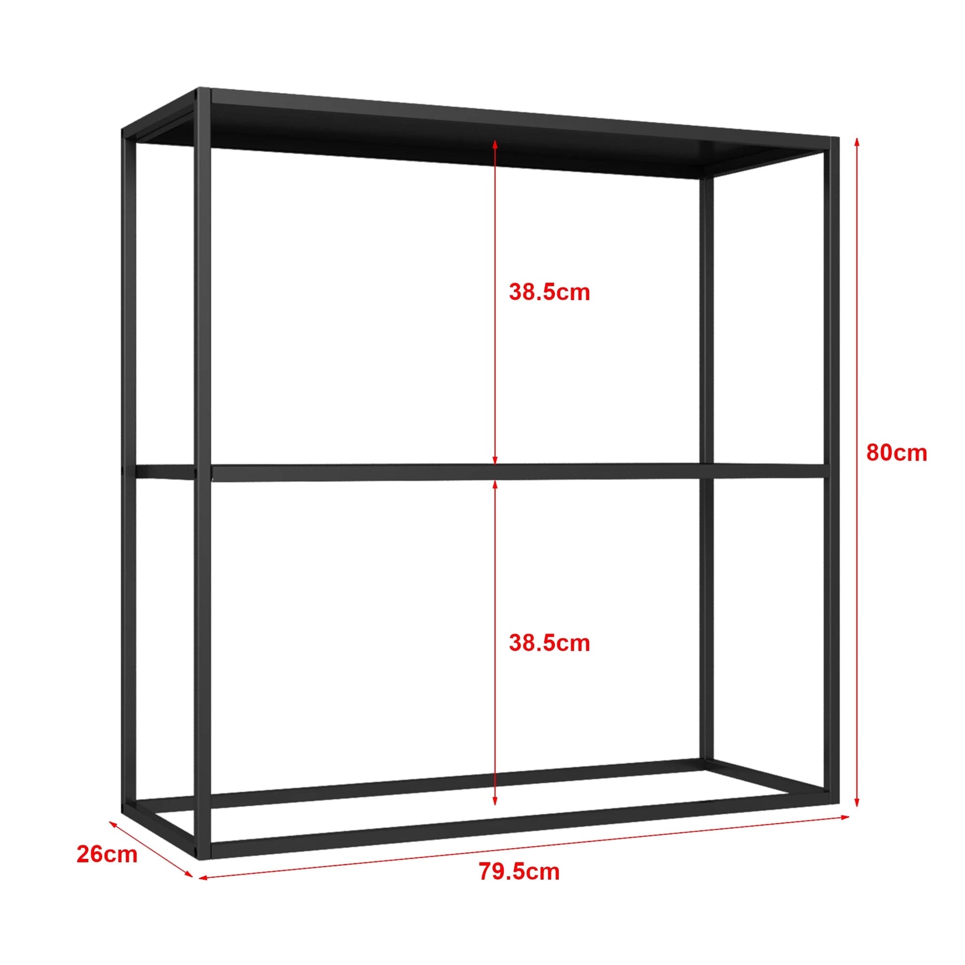 In And OutdoorMatch Console Tafel Didi - Bijzettafel - 80x79.5x26 cm - Wit - Staal - Modern Design Bijzetttafel