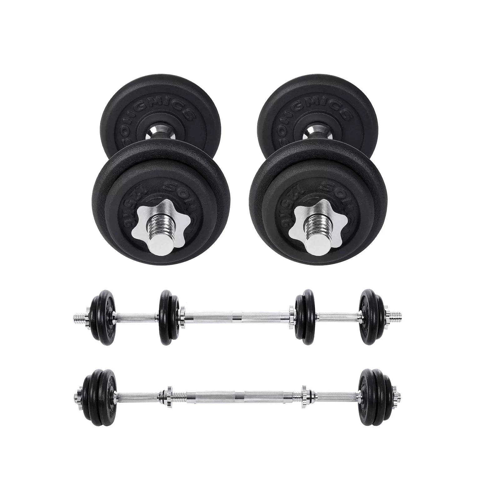 In And OutdoorMatch Dumbbellset Lyric - 2x10kg - Dumbbellset - Gewichten Dumbell set