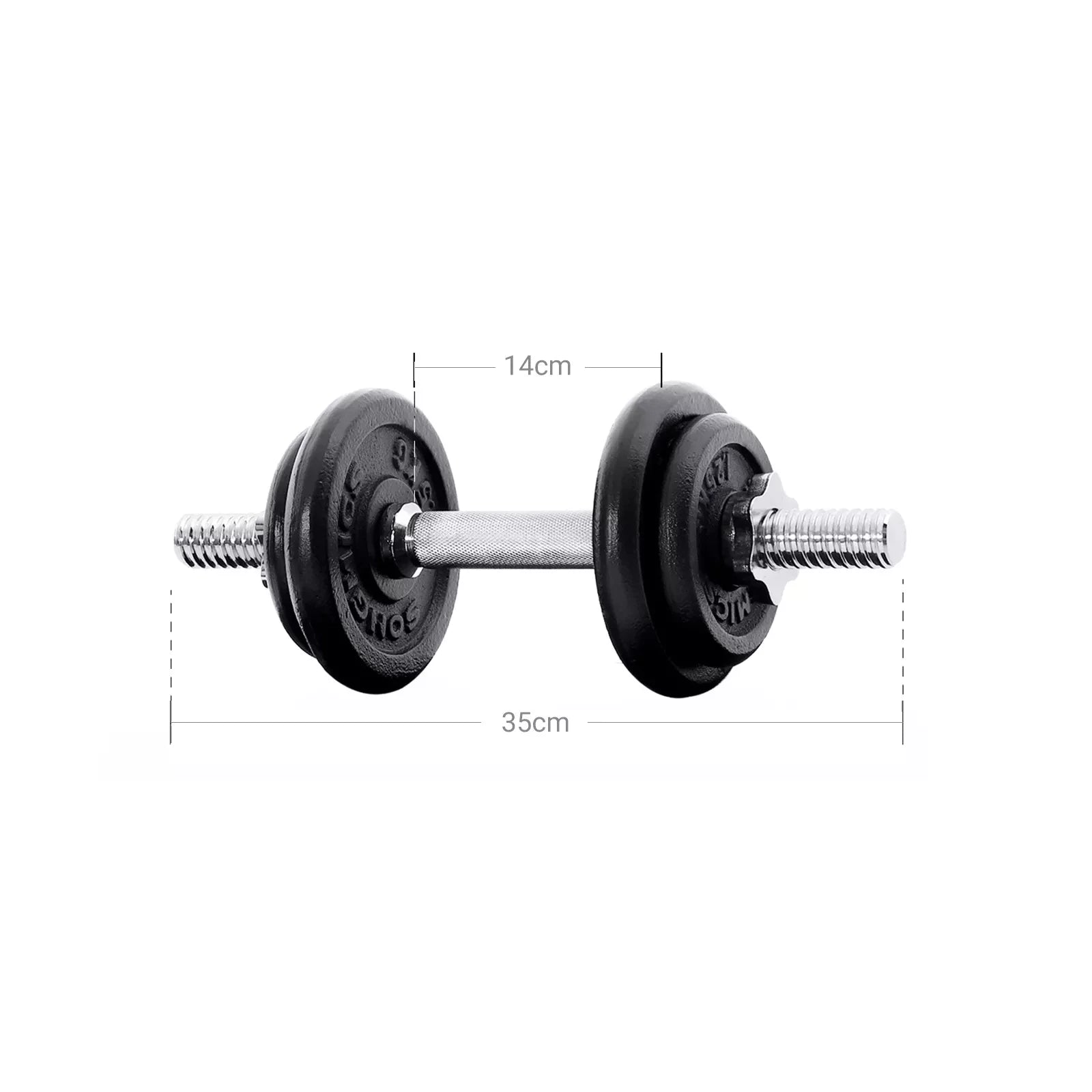 In And OutdoorMatch Dumbbellset Lyric - 2x10kg - Dumbbellset - Gewichten Dumbell set