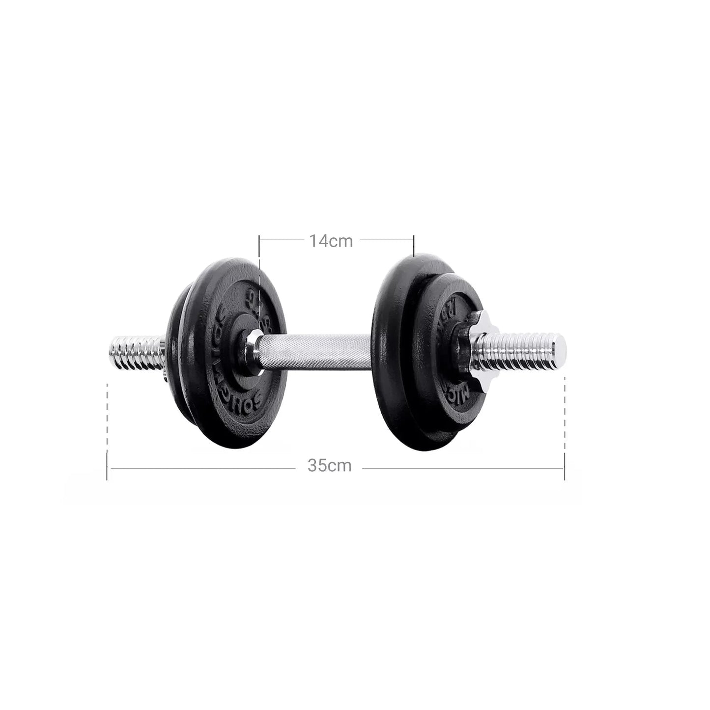 In And OutdoorMatch Dumbell Ambrose - Dumbbell Ambrose - Verstelbaar - 20KG Dumbell set