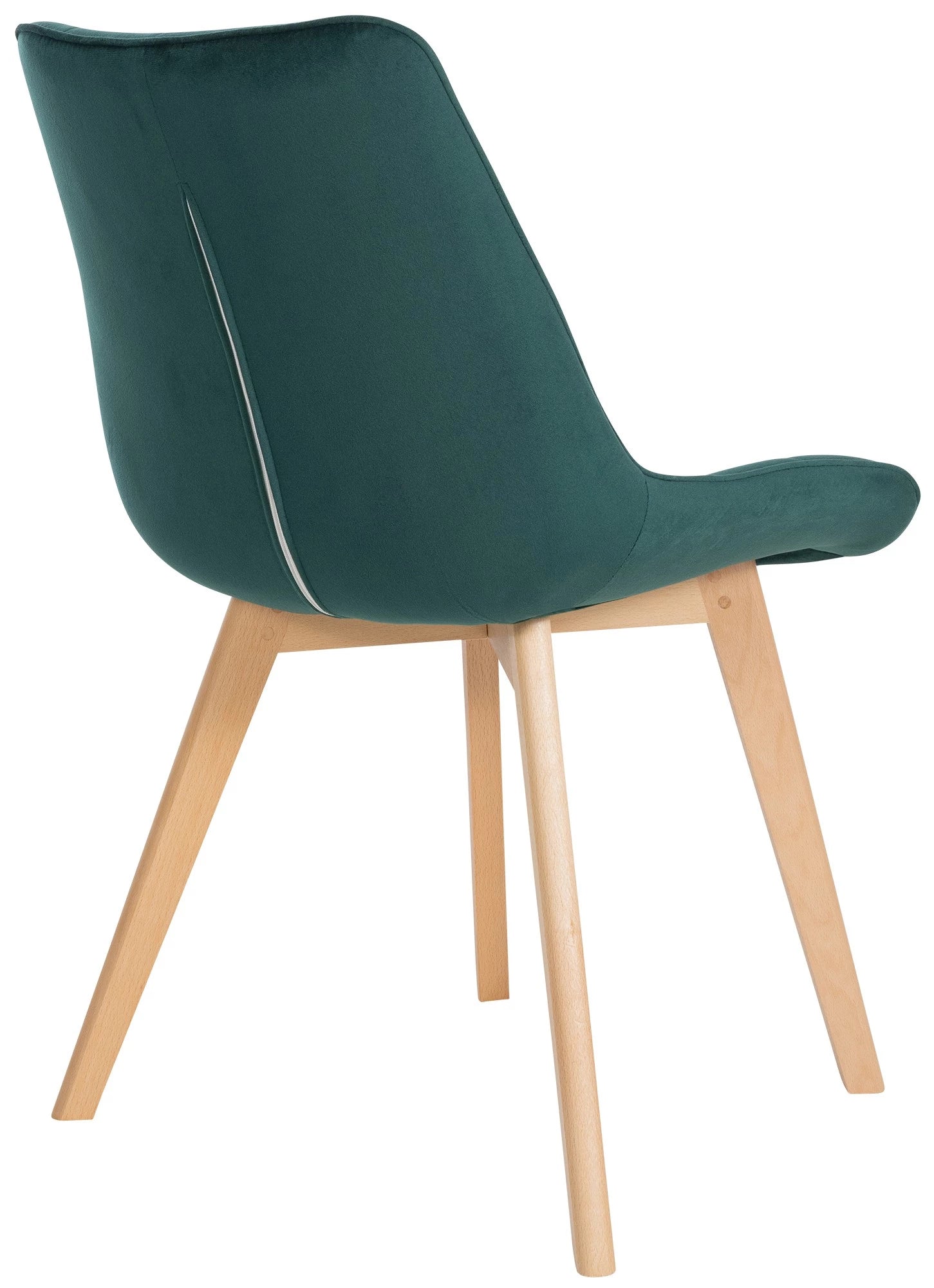 In And OutdoorMatch Eetkamerstoelen Allen - Groen - Set van 2 - Fluweel - Hoge kwaliteit bekleding - Deluxe Eetkamerstoelen - Exclusieve Look Eetkamerstoel