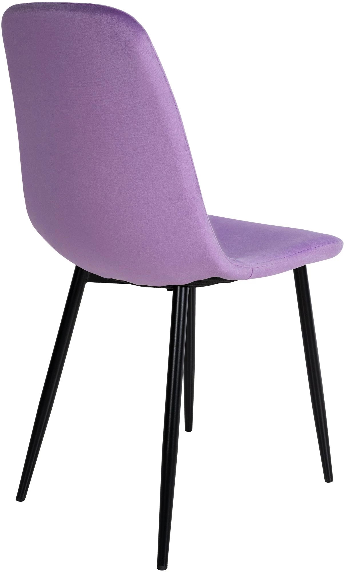 In And OutdoorMatch Eetkamerstoelen Charla - Paars - Set van 4 - Fluweel - Hoogwaardige bekleding - Stijlvolle eetkamerstoelen - Luxe uitstraling Eetkamerstoel