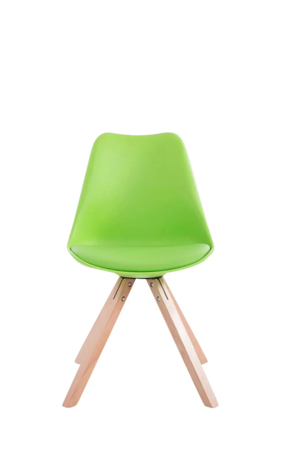 In And OutdoorMatch Eetkamerstoelen Libby - Groen - Zithoogte 48cm - Kuipstoel - Woonkamerstoelen - Bezoekersstoel - Keukenstoelen - Set van 4 Eetkamerstoel