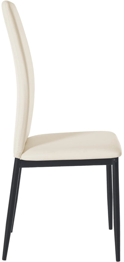 In And OutdoorMatch Eetkamerstoelen Luke - Set van 6 - Kunstleer - Hoogwaardige bekleding - Luxe eetkamerstoelen - Moderne uitstraling Eetkamerstoel