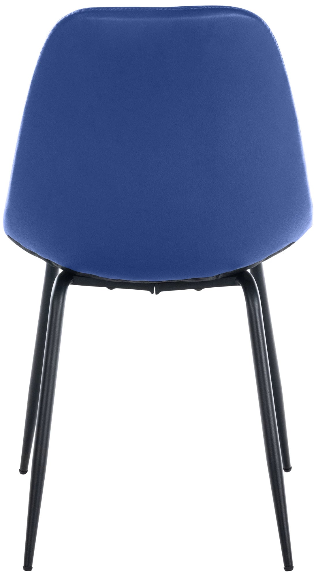 In And OutdoorMatch Eetkamerstoelen Melvyn - Blauw - Set van 2 - Kunstleer - Hoogwaardige bekleding - Luxe eetkamerstoel - Stijlvolle uitstraling Eetkamerstoel