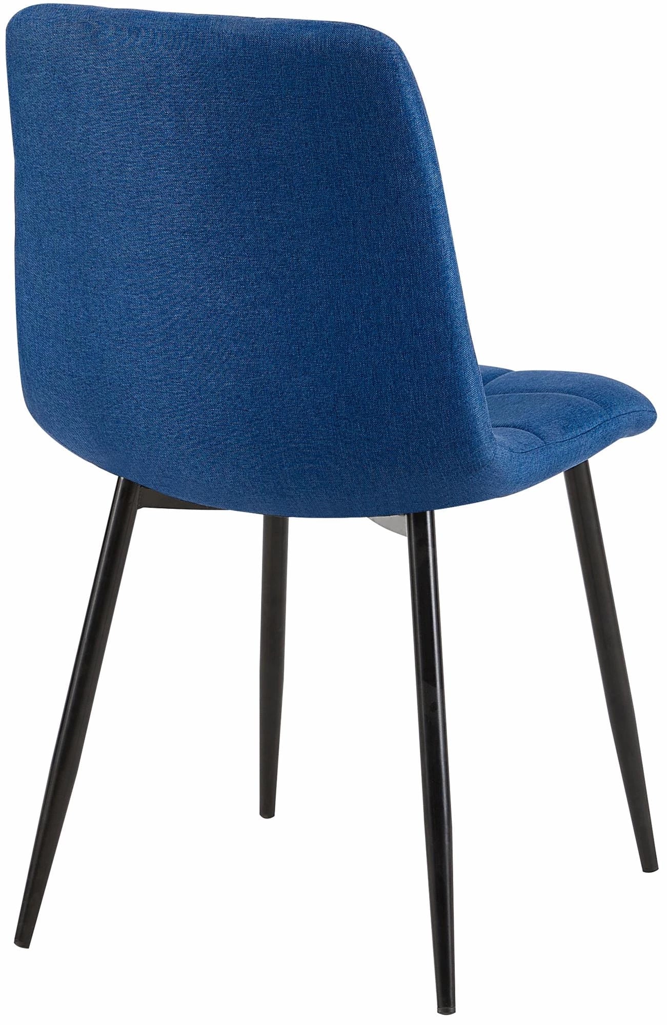 In And OutdoorMatch Eetkamerstoelen Ryleigh - Blauw - Set van 4 - Stof - Hoge kwaliteit bekleding - Luxe eetkamerstoelen - Moderne look Eetkamerstoel