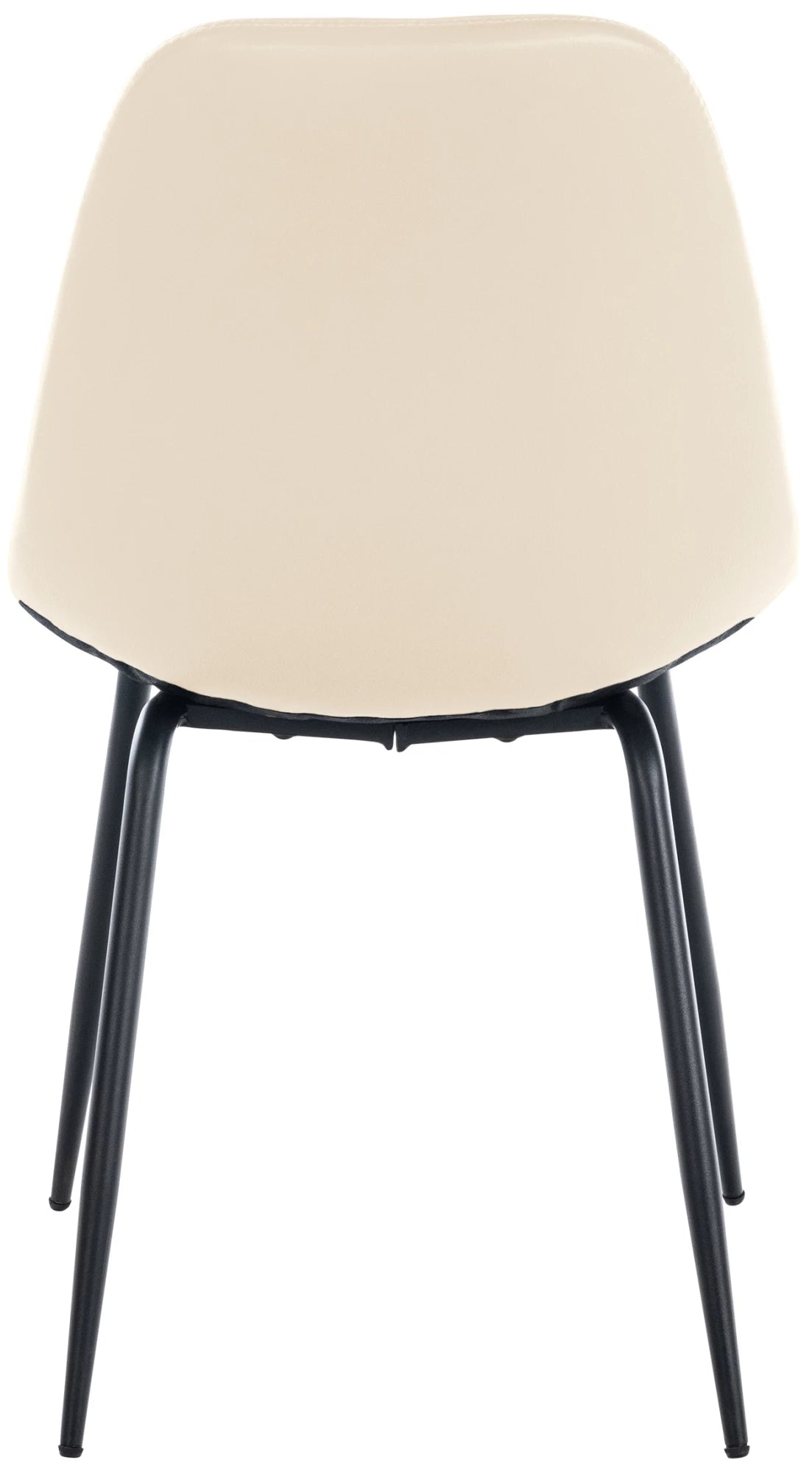 In And OutdoorMatch Eetkamerstoelen Wright - Crème - Set van 2 - Kunstleer - Hoogwaardige bekleding - Luxe eetkamerstoel - Stijlvolle uitstraling Eetkamerstoel