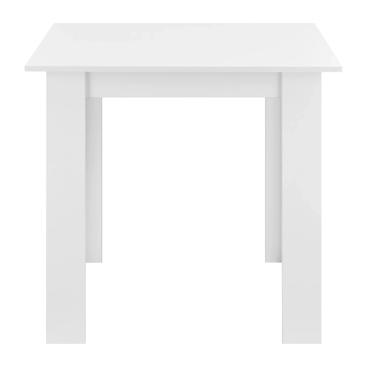 In And OutdoorMatch Eettafel Arvilla - Vierkant - 80x80x76 cm - Wit - Modern Design Eettafel/ Eetkamertafel