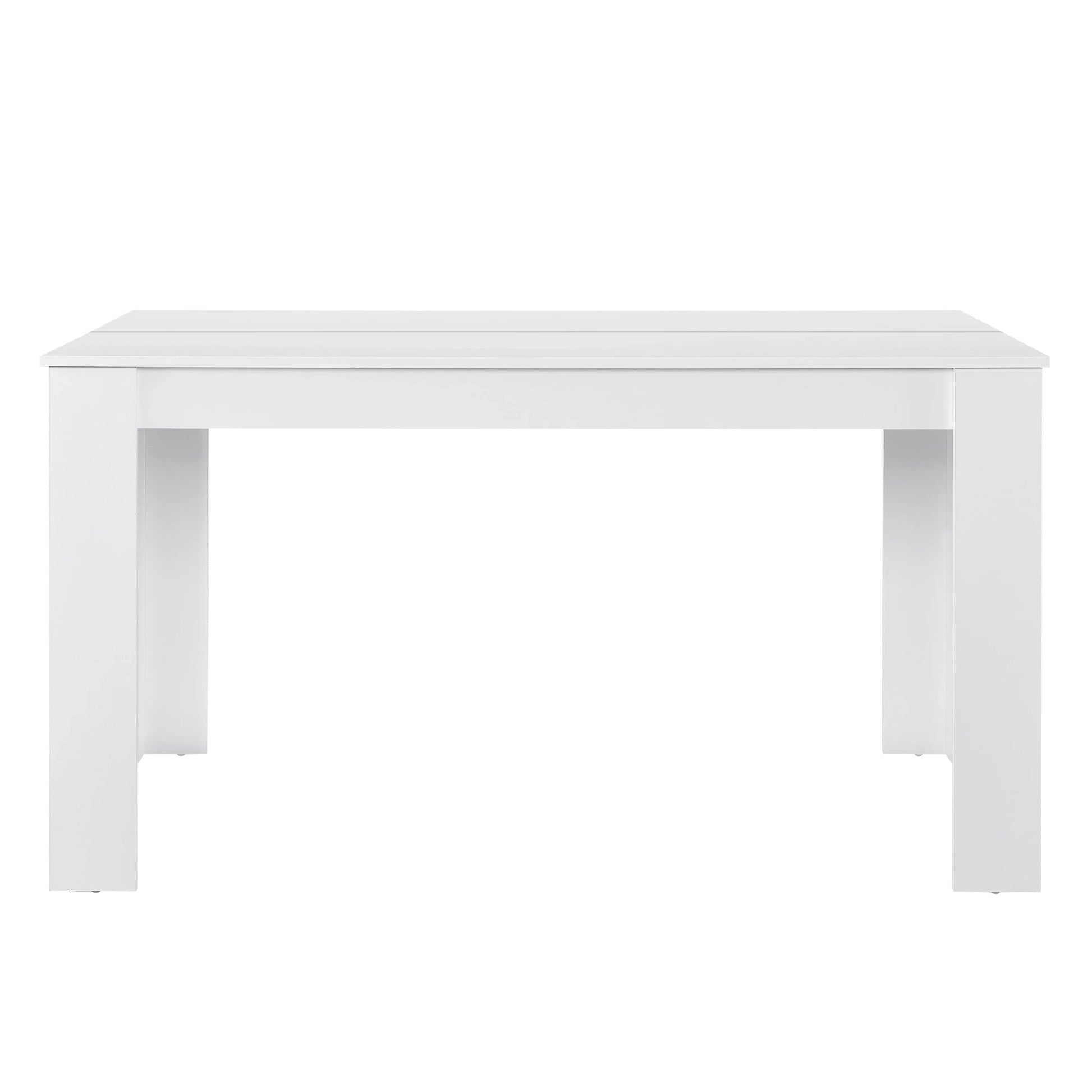 In And OutdoorMatch Eettafel Kyra - Landelijke Stijl - 140x90x77 cm - Wit - Modern Design Eettafel/ Eetkamertafel