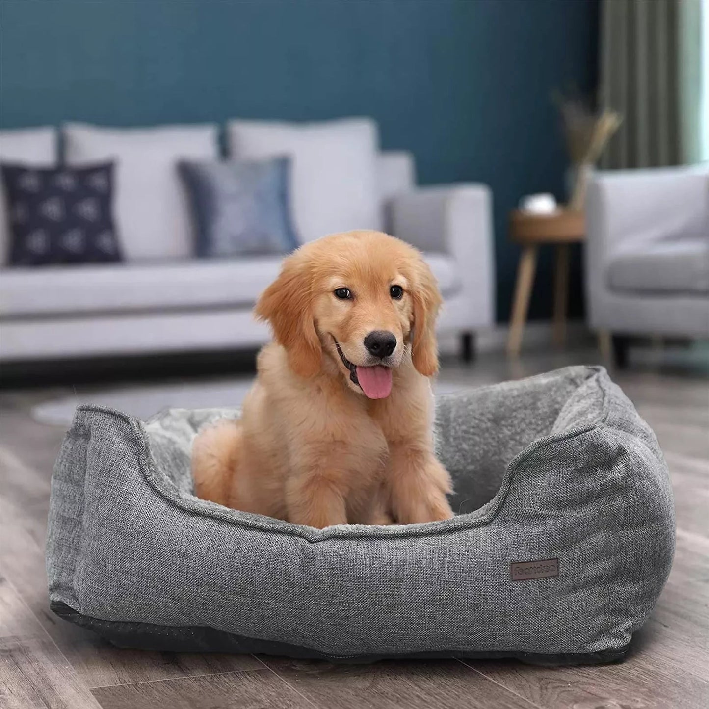 In And OutdoorMatch Fluffy hondenkussen Elza - Hondenmand - Bankkussen - Bank - 55x70x21cm Honden bed