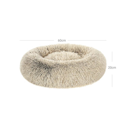 In And OutdoorMatch Hondenmand Susanna - Kattenmand - Zacht pluche - 60cm - Kaki Honden bed