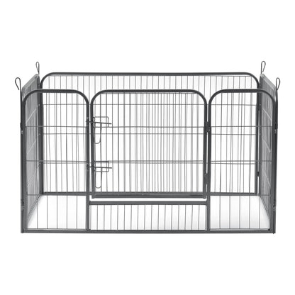 In And OutdoorMatch Hondenren Lisette - Puppyren - Met 4 Kennelpanelen - 70 cm hoog - Staal - Dierenren Honden Bench