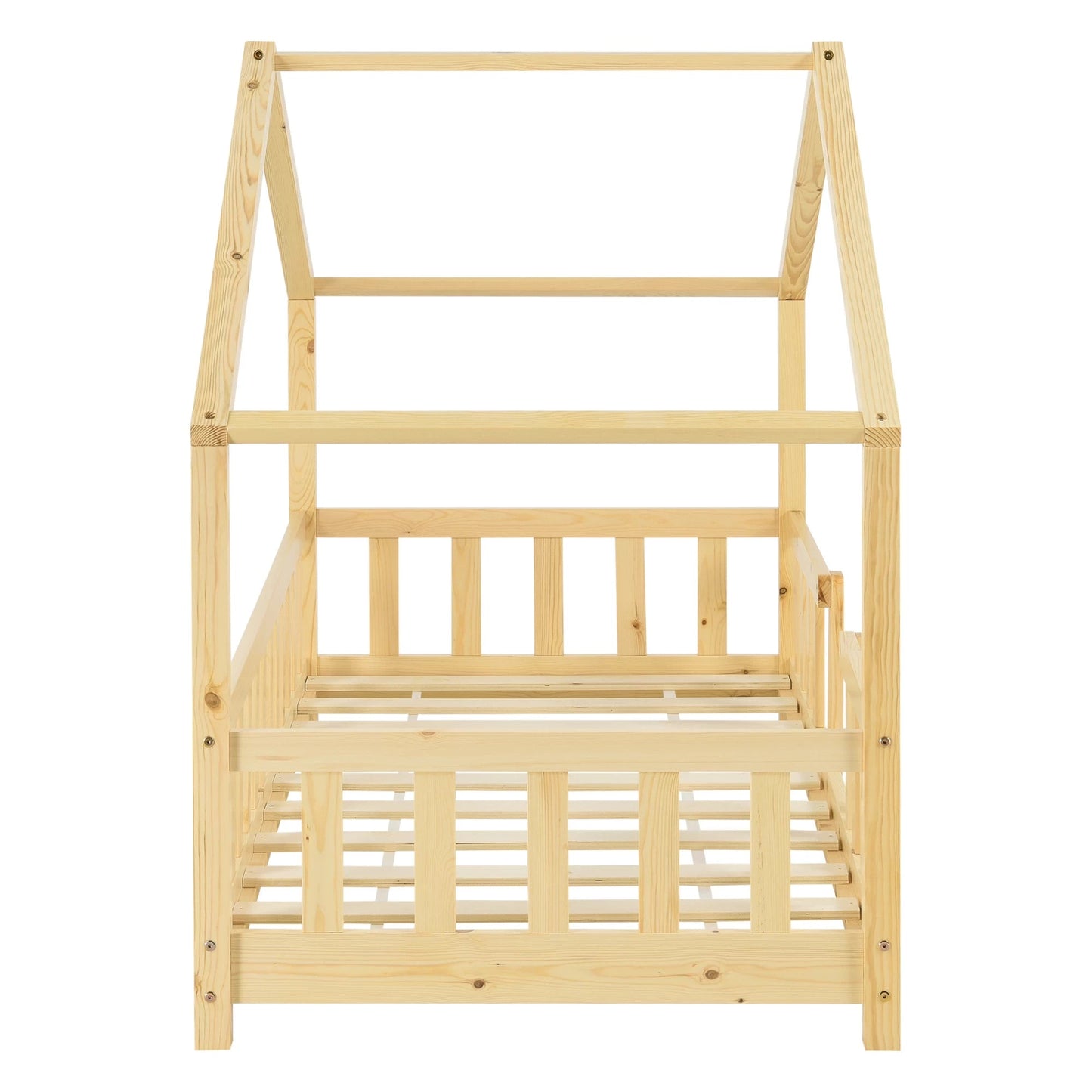 In And OutdoorMatch Kinderbed Dianna - Met valbeveiliging - 80x160 cm - Hout - Voor meisjes - Voor jongens - Voor kinderen Kinder bedden