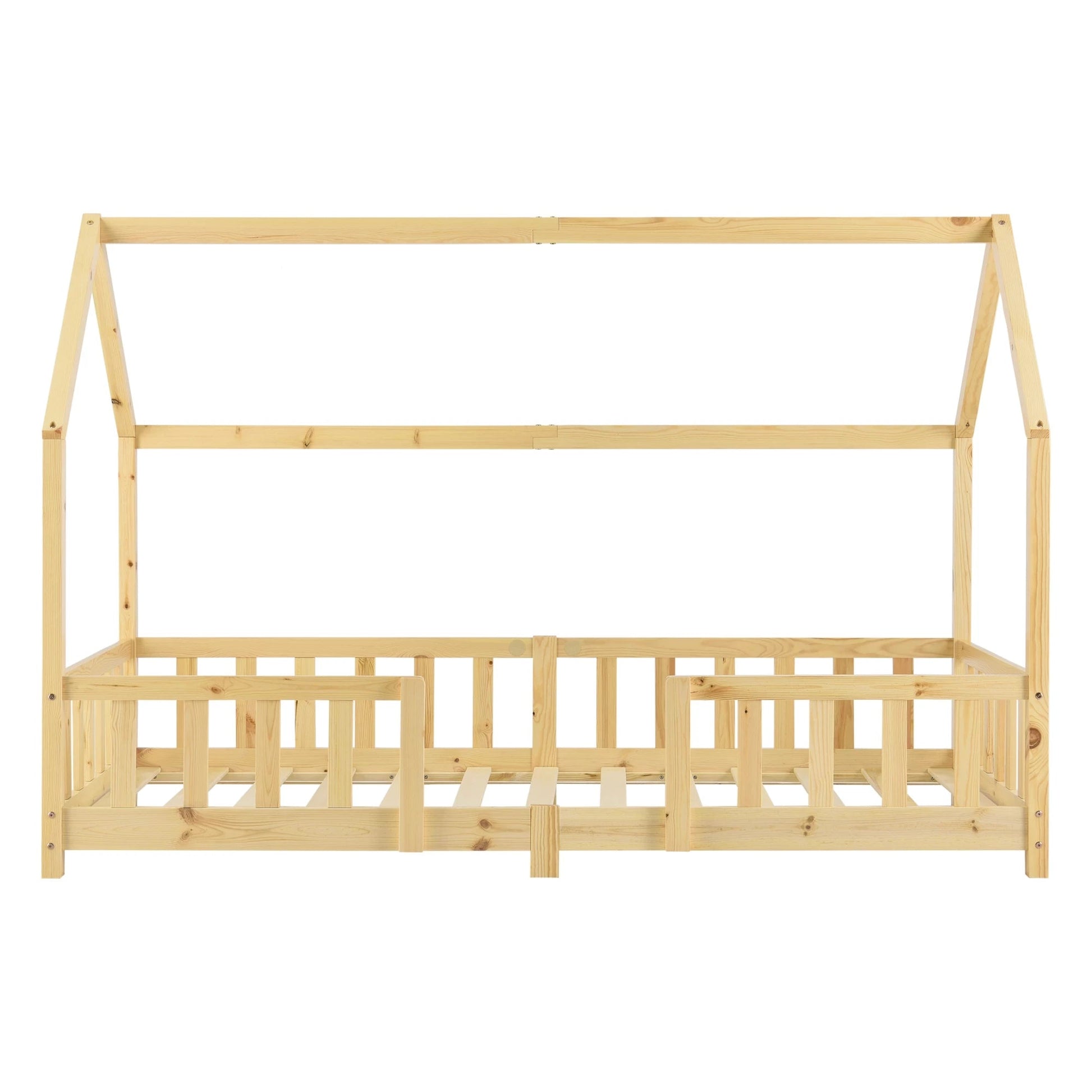 In And OutdoorMatch Kinderbed Maddison - Met valbeveiliging - 90x200 cm - Hout - Voor meisjes - Voor jongens - Voor kinderen Kinder bedden