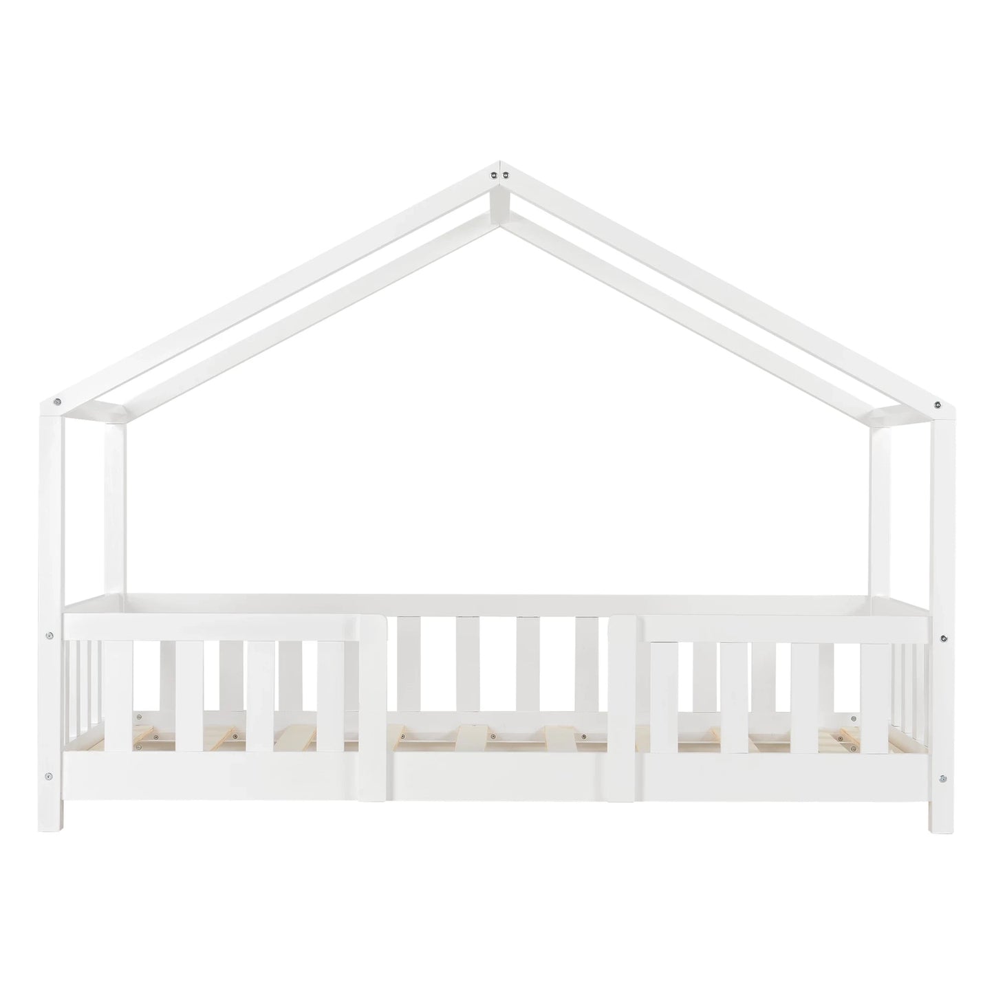 In And OutdoorMatch Kinderbed Winnifred - Met matras - 80x160 cm - Wit - Voor meisjes - Voor jongens Kinder bedden