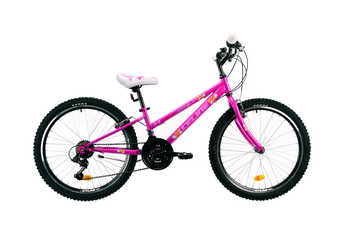 In And OutdoorMatch Kinderfiets met 6 versnellingen - 20 inch - Dames/meisje - framemaat 28cm - Roze boy bike 16 inch