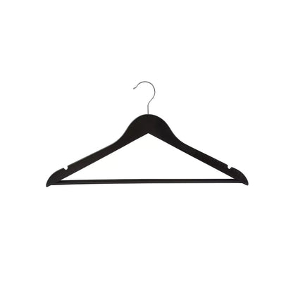 In And OutdoorMatch Kleerhangers Earline Lilla - 20 stuks Zwart - 360 Graden Draaibaar - Broekhangers - Antislip - 44,5 x 23 x 1,2 cm kledinghanger