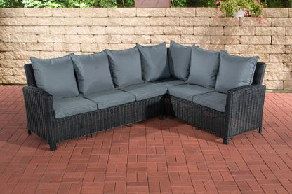 In And OutdoorMatch Loungeset Mirani - loungeset tuinmeubelen - loungeset ijzergrijs - tuinloungebank - buitenloungebank 231 x 177 cm - 6 personen Garden set