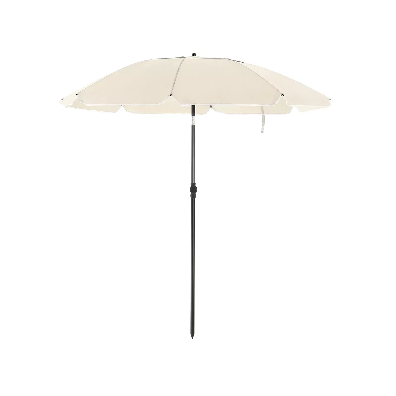 In And OutdoorMatch Luxe Paraplu Jazmin - Langwerpig - Kantelbaar - Staand - Beige - Terras of tuin - 200cm Parasol