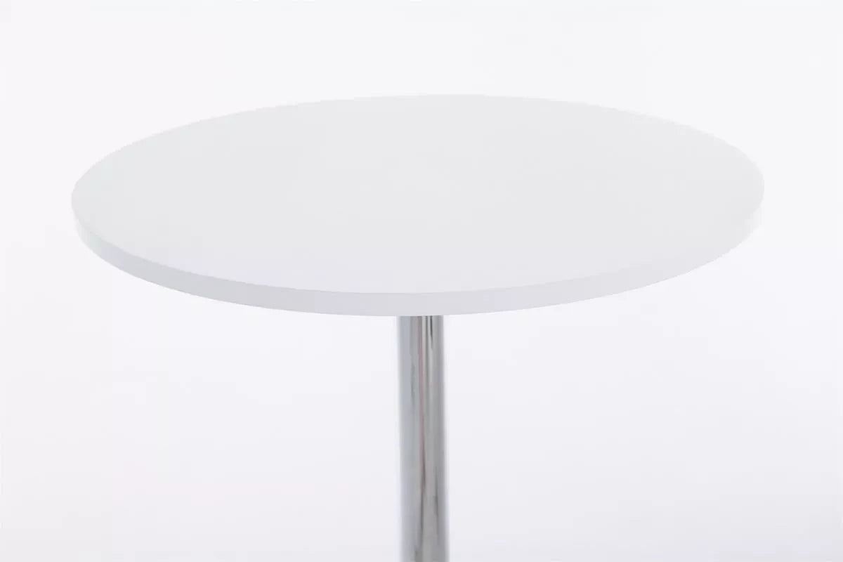 In And OutdoorMatch Luxe bartafel rond Tatyana - Bartafel voor Indoor & Outdoor - Metaal - Feesttafel - Wit - 60x60x108cm Bar table