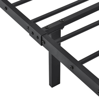 In And OutdoorMatch Metalen bedframe Cheyanne - incl. bedframe Bedbodem - 120x200 cm - Zwart - Staal - Stijlvol design Bedframe