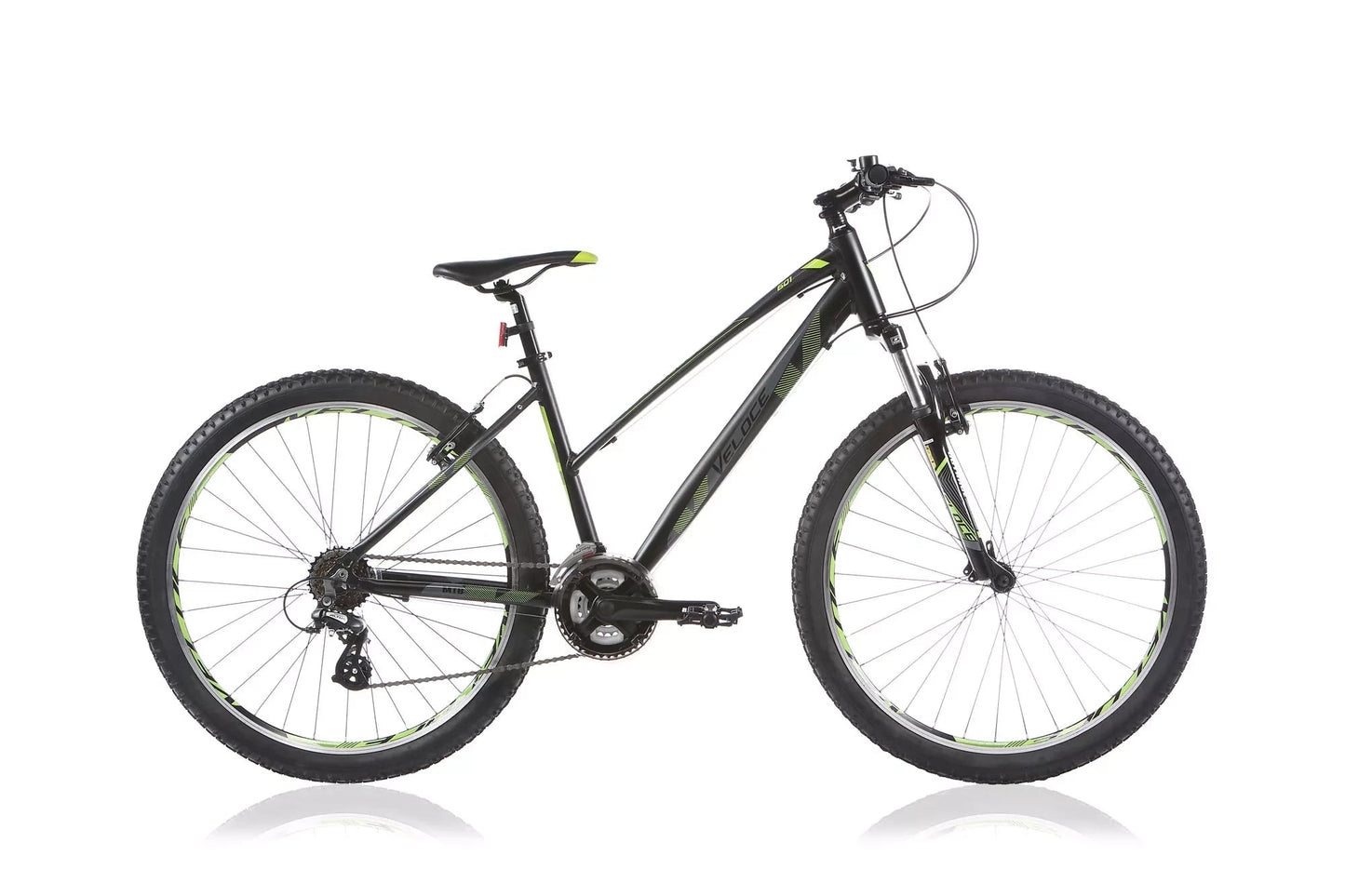 In And OutdoorMatch Mountainbike Anderson - Met 21 versnellingen - 27,5 inch wielmaat - Herenfiets - Racefiets - Stadsfiets - Framemaat 46cm - Zwart/groen Mountain bike