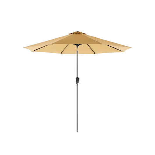 In And OutdoorMatch Parasol Alene - 300cm - Kantelbaar - Camping - Rond - Staand - UPF 50 - Terras, tuin of strand Sunshade