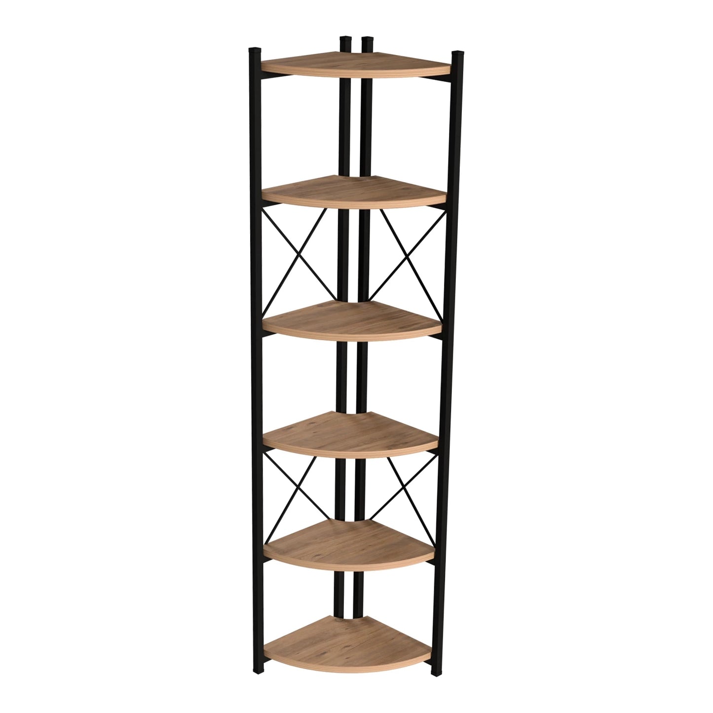 In And OutdoorMatch Plantenstandaard John - Open Kast - 160x30x30 - Mabelkleurig - Minimalistisch Design Plant Stand