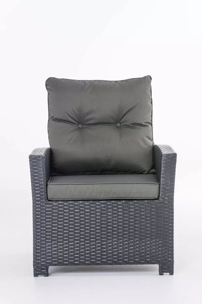 In And OutdoorMatch Premium Tuinstoelen Arne - outdoor loungestoel - loungestoel - Lounge - antraciet - 70 x 73 x 82 cm Garden Chair