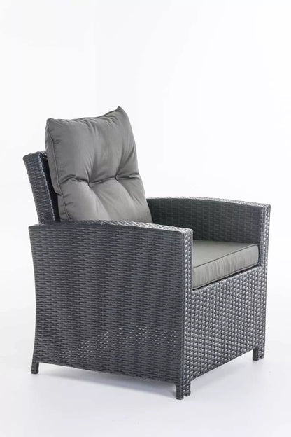 In And OutdoorMatch Premium Tuinstoelen Arne - outdoor loungestoel - loungestoel - Lounge - antraciet - 70 x 73 x 82 cm Garden Chair