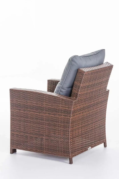 In And OutdoorMatch Premium Tuinstoelen Bailey - outdoor loungestoel - loungestoel - Lounge - ijzergrijs - 70 x 73 x 82 cm Garden Chair