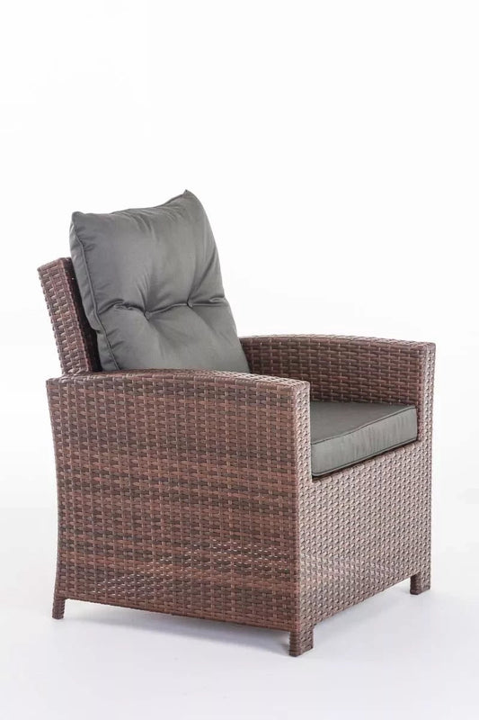 In And OutdoorMatch Premium Tuinstoelen Kenton - outdoor loungestoel - loungestoel - Lounge - antraciet - 70 x 73 x 82 cm Garden Chair