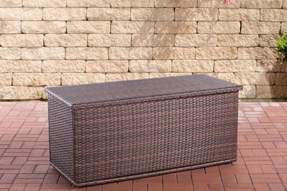 In And OutdoorMatch Rotan Opbergbox Kyla - 150cm - Tuinkussenbox - Waterdicht - Met deksel - Voor binnen & buiten - Tuinbox Garden Storage box