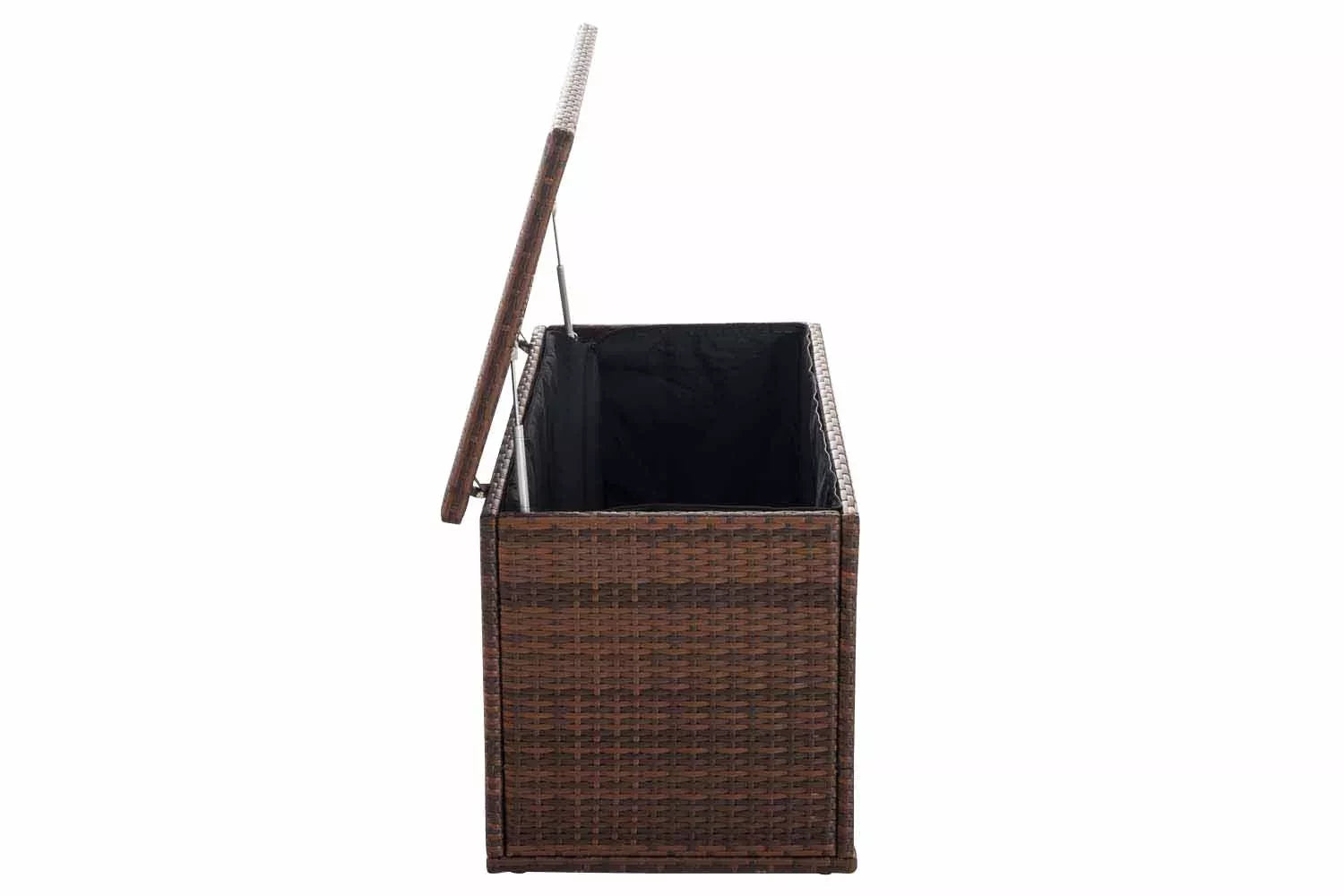 In And OutdoorMatch Rotan Opbergbox Oral - 125cm - Kussenbox - Tuinkussenbox - Waterdicht - Met deksel - Voor binnen & buiten - Tuinbox Garden Storage box