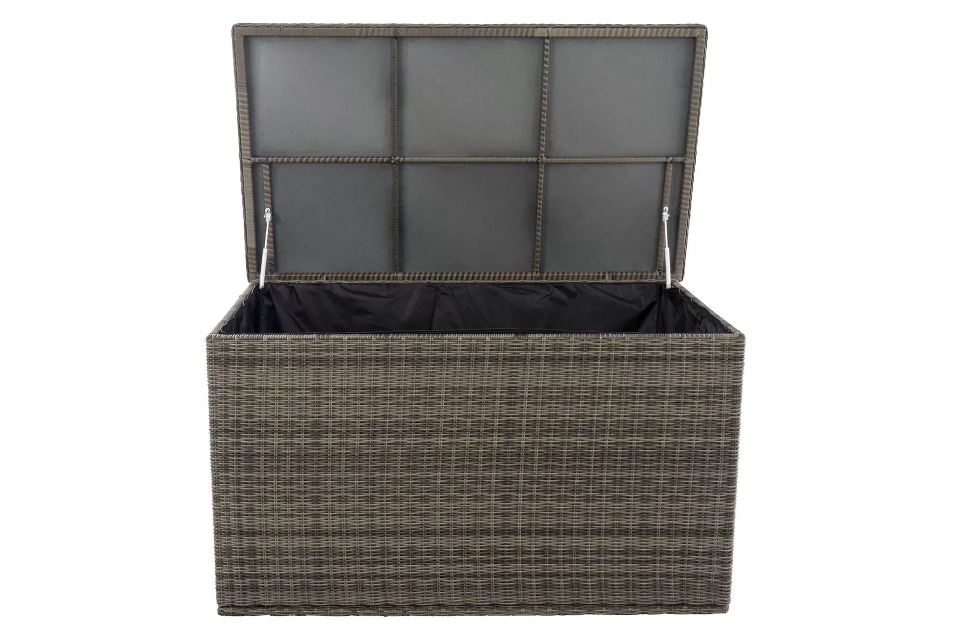 In And OutdoorMatch Rotan Opbergbox Payton - 129 x 57 x 59 cm bruin - Tuinkussenbox - Waterdicht - Met deksel - Voor binnen & buiten - Tuinbox Garden Storage box