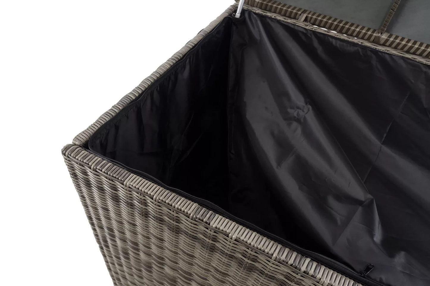 In And OutdoorMatch Rotan Opbergbox Payton - 129 x 57 x 59 cm bruin - Tuinkussenbox - Waterdicht - Met deksel - Voor binnen & buiten - Tuinbox Garden Storage box