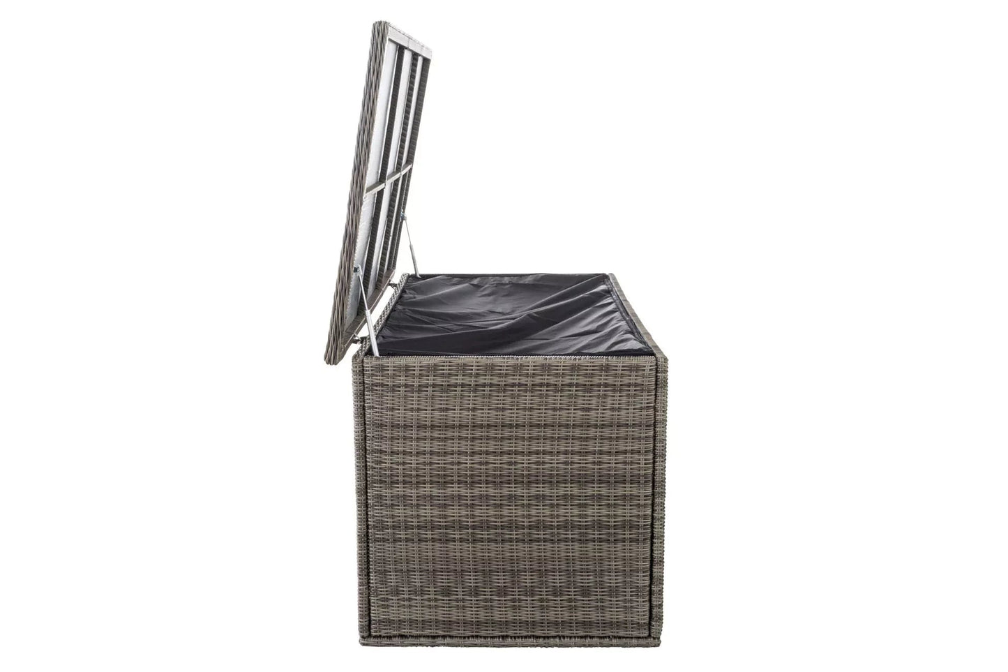 In And OutdoorMatch Rotan Opbergbox Payton - 129 x 57 x 59 cm bruin - Tuinkussenbox - Waterdicht - Met deksel - Voor binnen & buiten - Tuinbox Garden Storage box