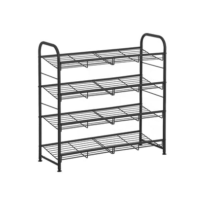 In And OutdoorMatch Schoenenrek Rosetta - Metaal - 16 paar schoenen - Schoenenkast - Hoogte 65cm shoe rack