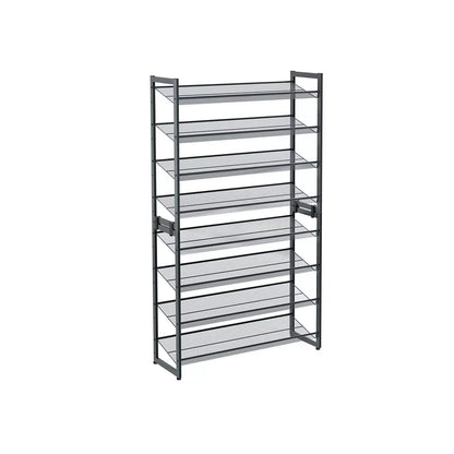 In And OutdoorMatch Schoenenrek metaal Vito - Hoogte 163,5 cm - 32 tot 40 paar schoenen - Schoenenkast shoe rack