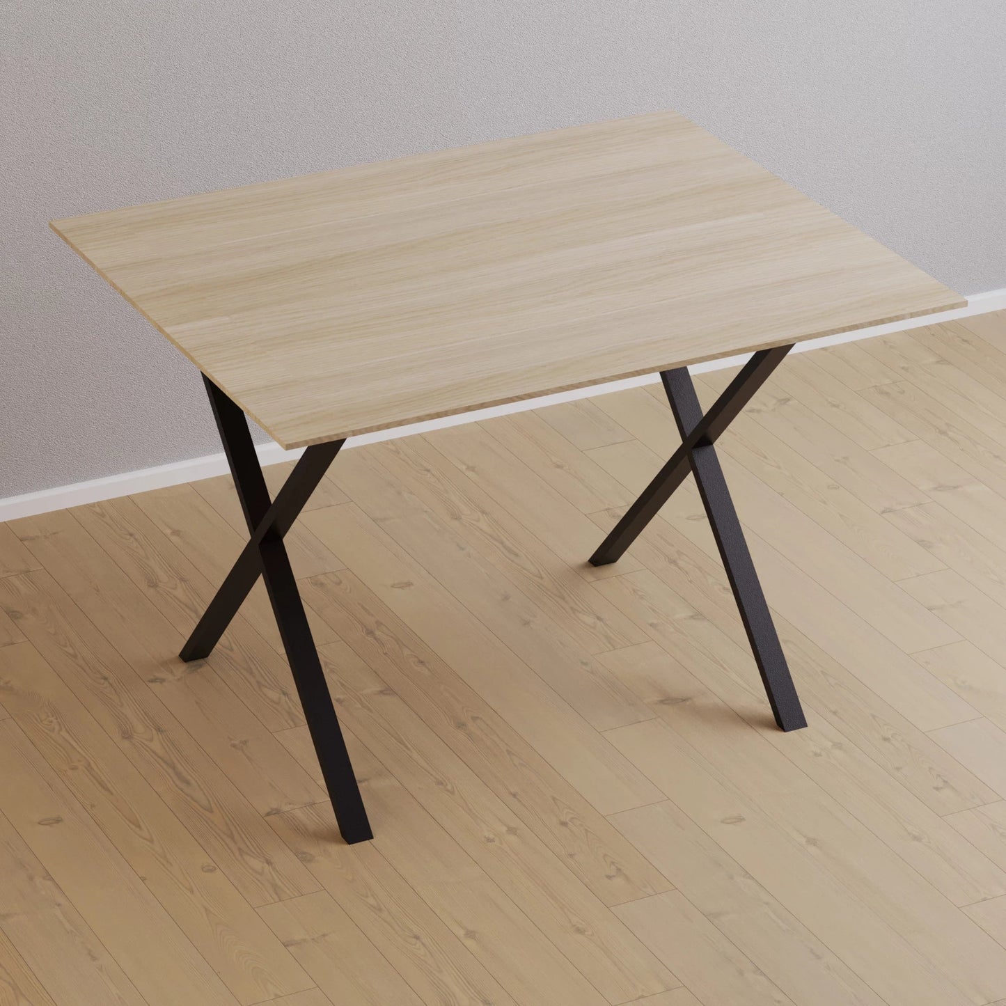 In And OutdoorMatch Steel Base Lenora - Set van 2 - X tafelpoot - 70x65 cm - Mat Zwart - Duurzaam table legs