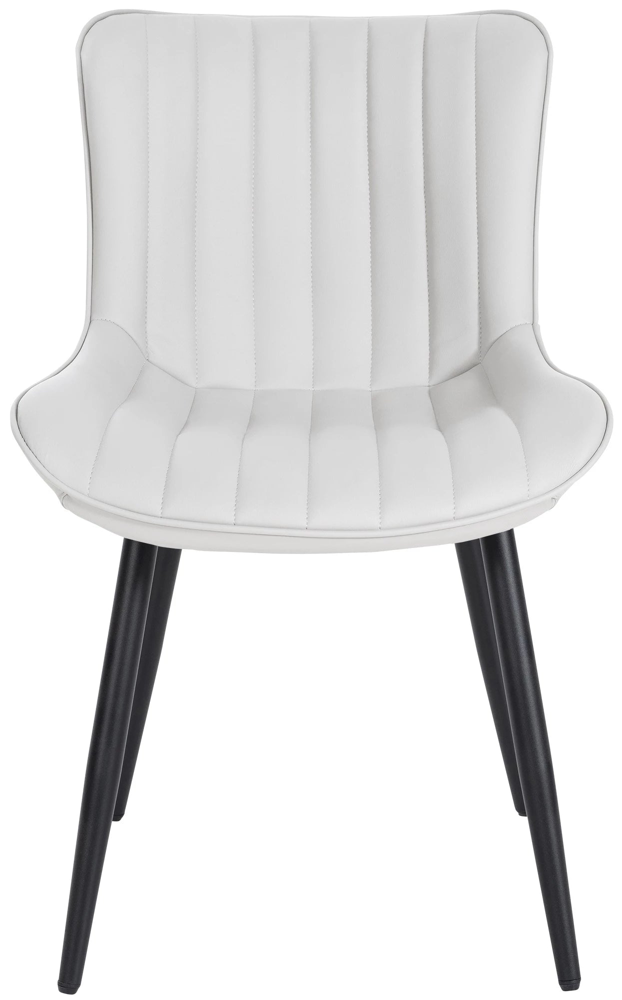 In And OutdoorMatch Stoelen Sharyl - Wit - Set van 2 - Kunstleer - Hoogwaardige bekleding - Stijlvolle stoelen - Luxe uitstraling Eetkamerstoel